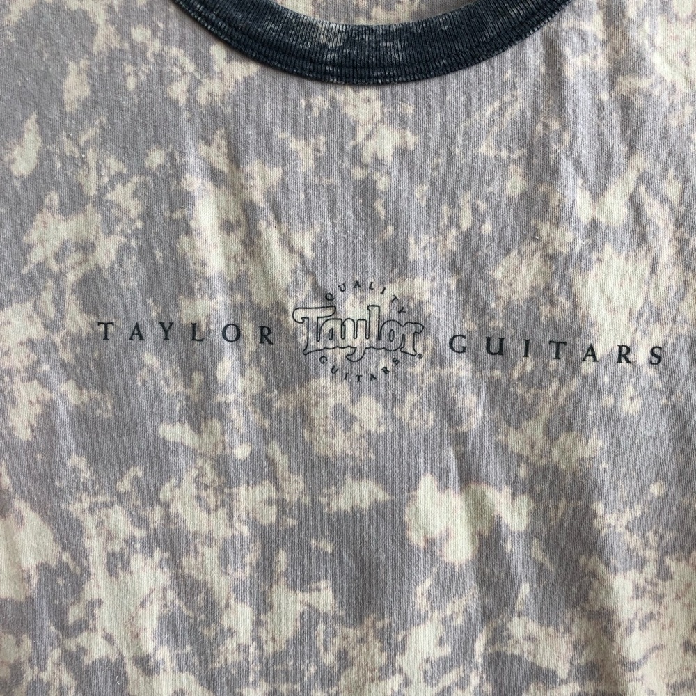 Kavio Taylor Guitar Graphic Tie Dye Ringer Tee - Picture 3 of 7